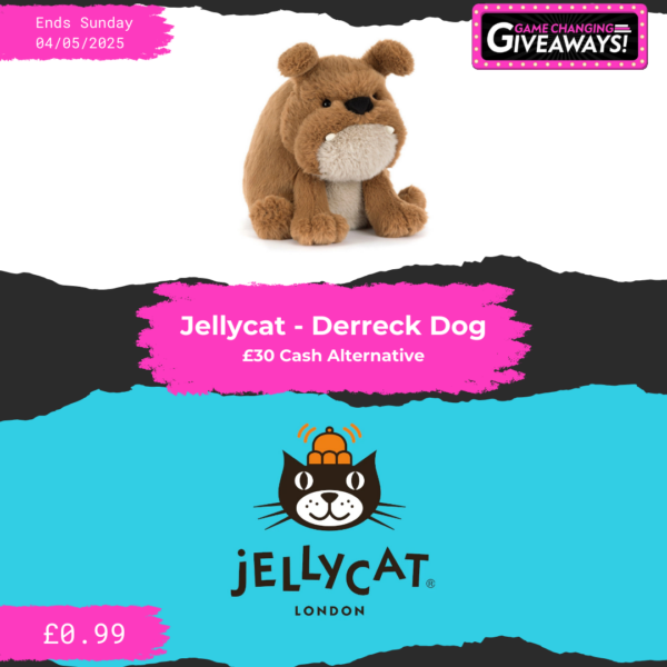 Jellycat - Derreck Dog