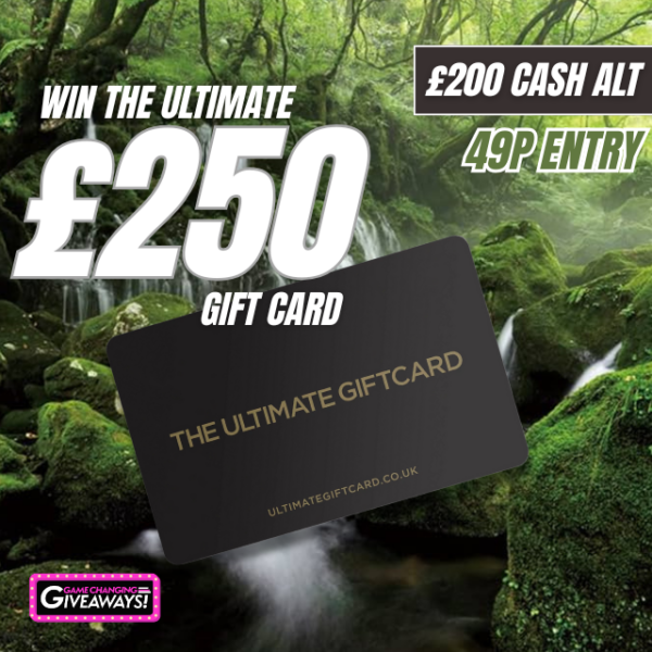£250 Ultimate Gift Card (GO Outdoors, Blacks, Millets, Ultimate Outdoors, and JD Sports)