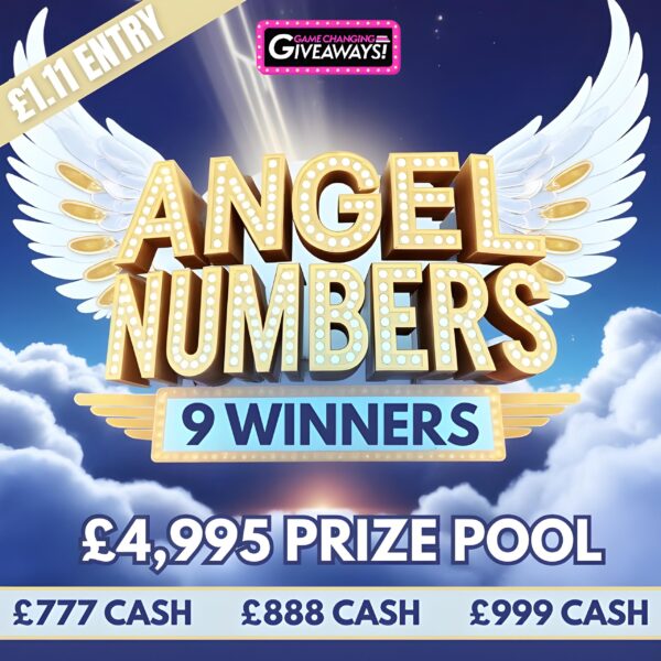 Angel Numbers - 9 Winners - £4,995 Prize Pool