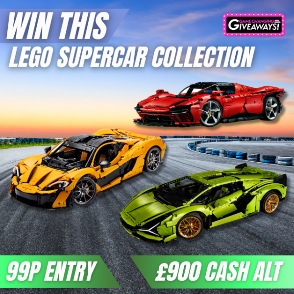 Lego Supercar Collection or £900 Cash Alt