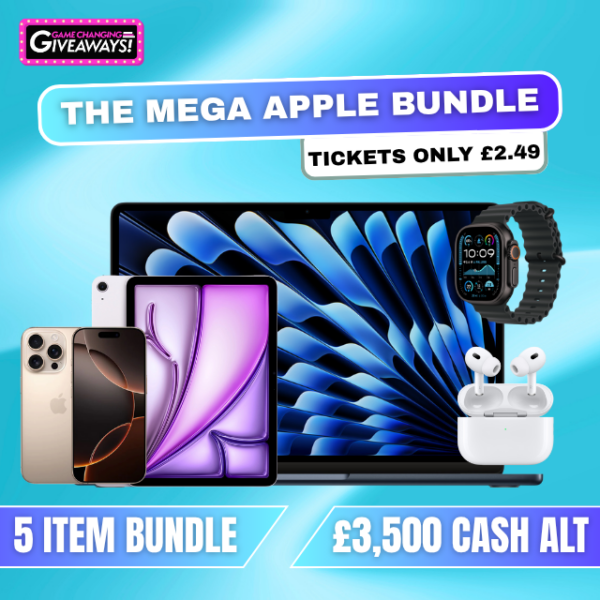 Mega Apple Bundle or £3,500 Cash Alt