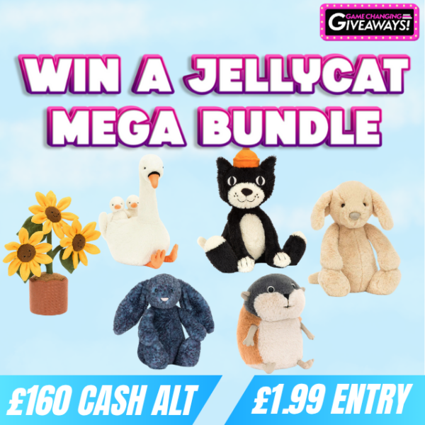 Jellycat Mega Bundle (6 Jellycats) or £160 Cash Alt