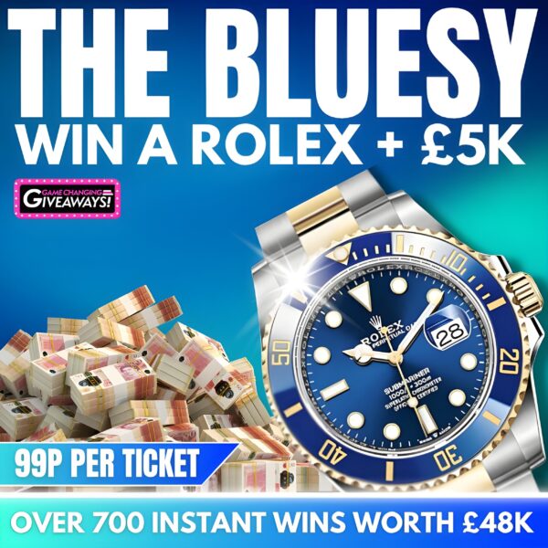 The Bluesy - Rolex Submariner Date + £5k Cash + £48k Instant Wins