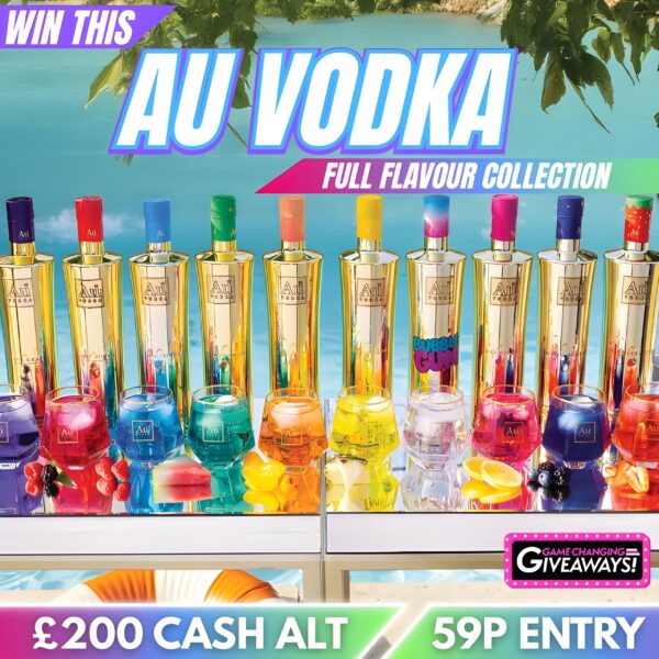 AU Vodka Full Flavour Collection or £200 Cash alt