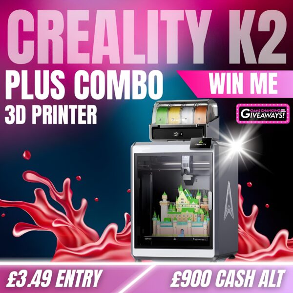 Creality K2 Plus Combo 3D Printer or £900 Cash alt