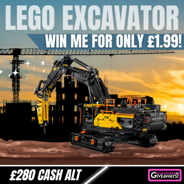 Lego Volvo Excavator or £280 Cash alt