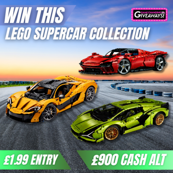 Lego Supercar Collection or £900 Cash Alt
