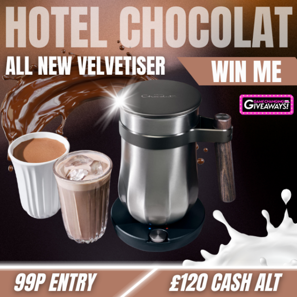 Hotel Chocolat All-new Velvetiser or £120 Cash alt