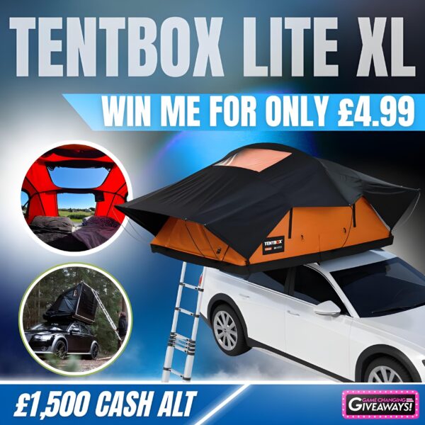 TentBox Lite XL or £1,500 Cash alt