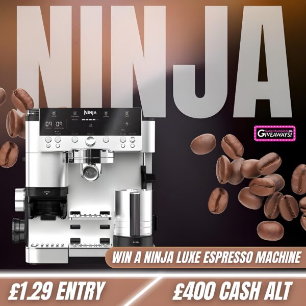 Ninja Luxe Espresso Machine or £400 Cash alt