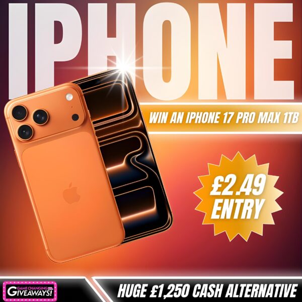 iPhone 17 Pro Max (1TB) or £1,250 Cash alt