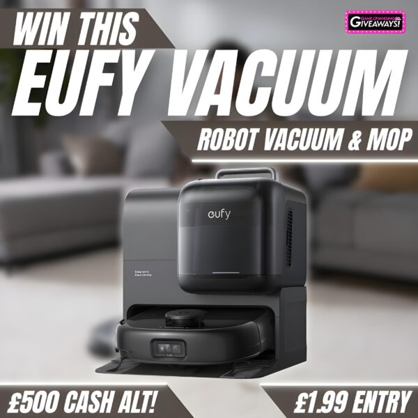 Eufy Robot Vacuum & Mop or £500 Cash alt