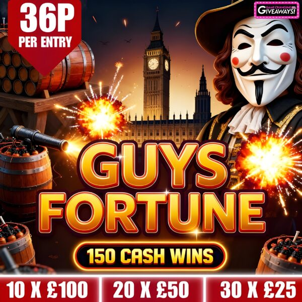 Guys Fortune - Cash Instant Wins + £100 End Prize