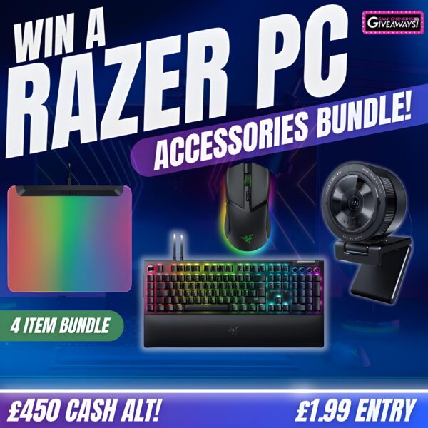 Razer Peripherals Bundle or £450 Cash alt