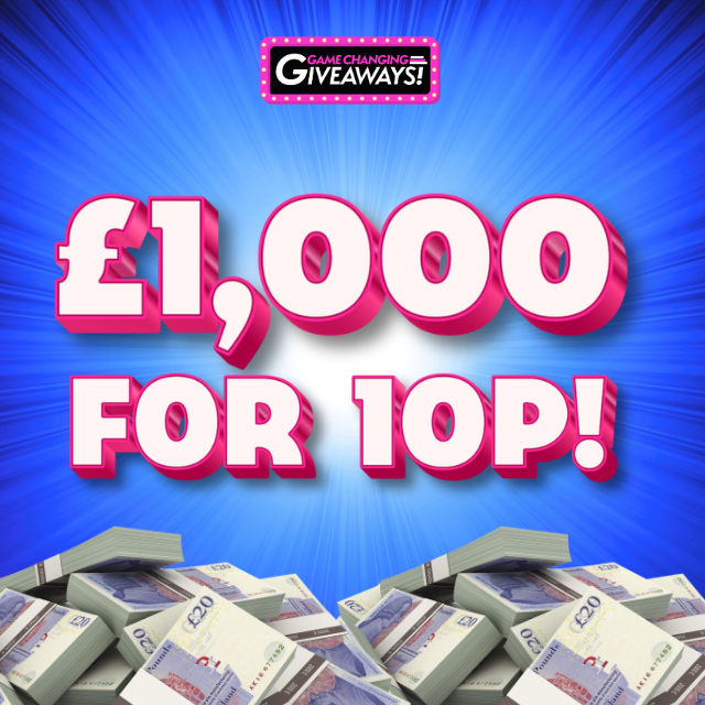£1,000 Cash for 10p