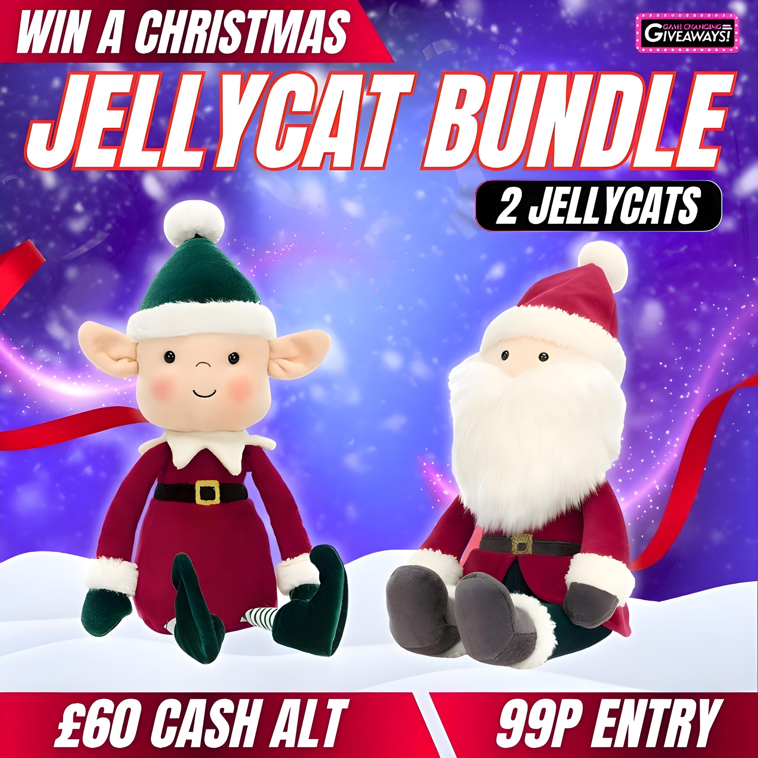 Christmas Jellycat Bundle or £60 Cash alt