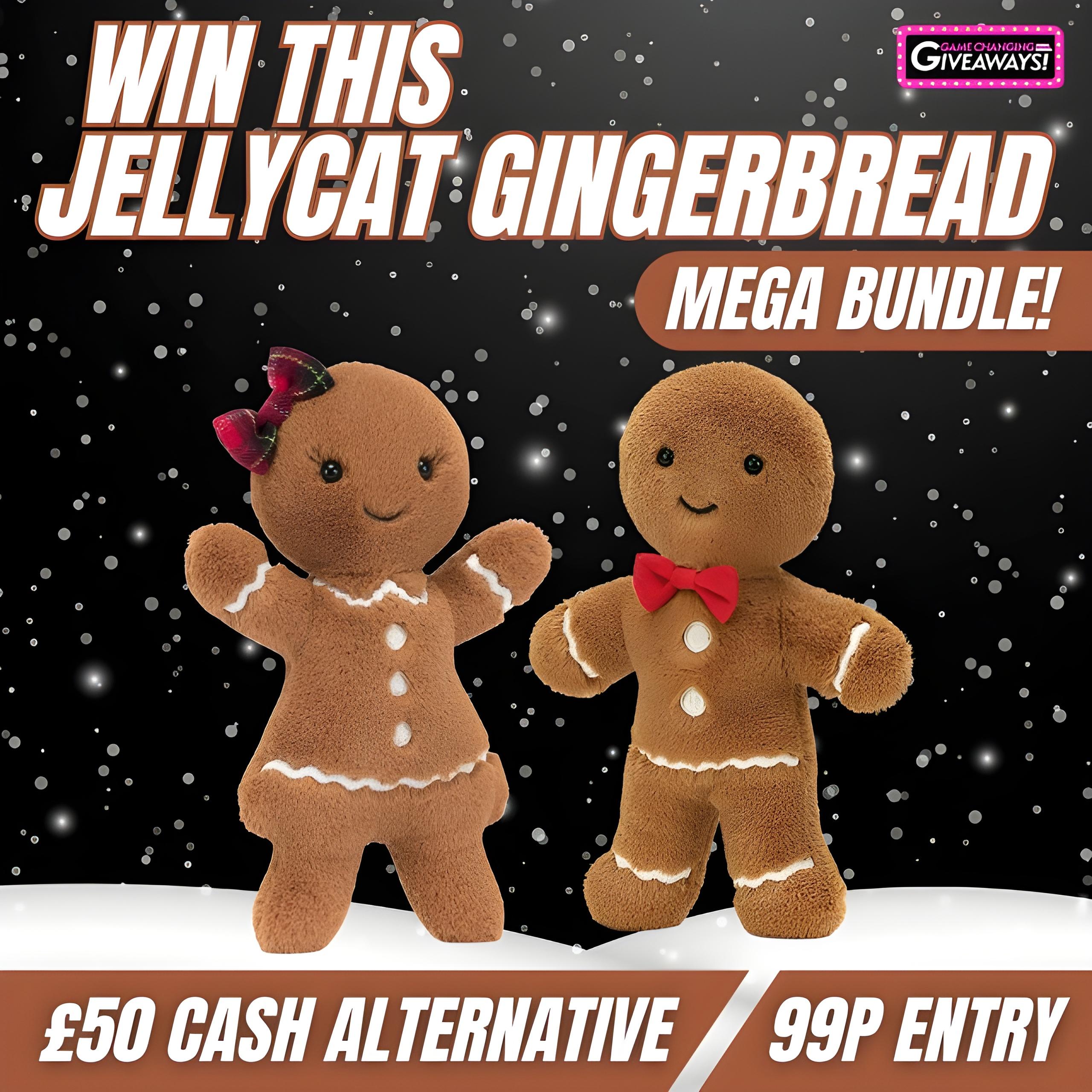 Jellycat Gingerbread Bundle or £50 Cash alt