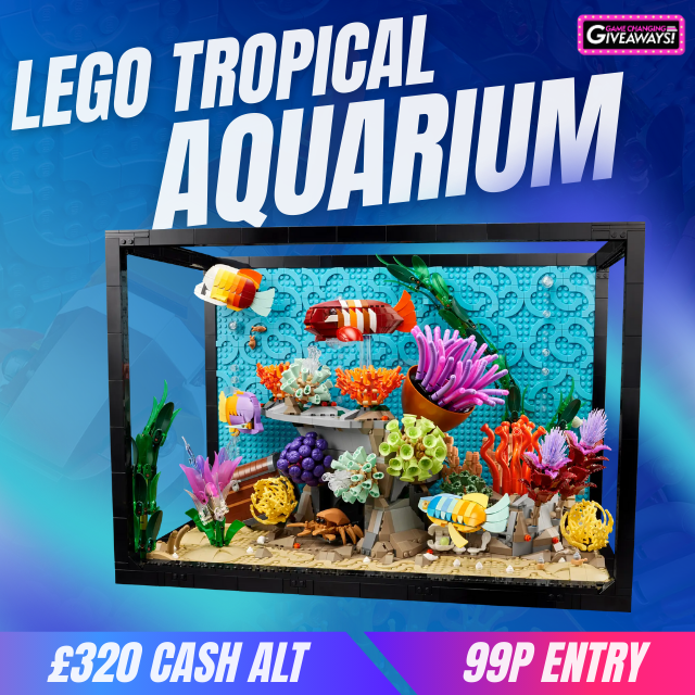 Lego Tropical Aquarium or £320 Cash alt