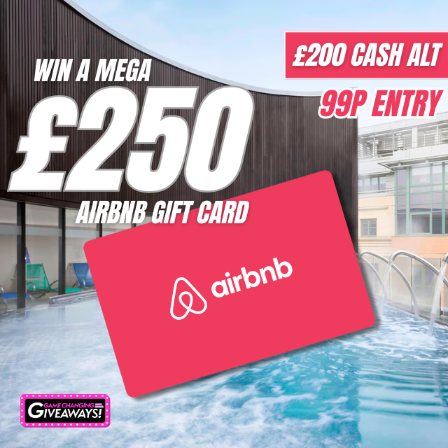 £250 airbnb Gift Card or £200 Cash alt