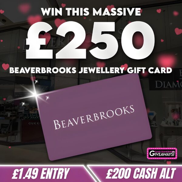 £250 Beaverbrooks Gift Card or £200 Cash alt