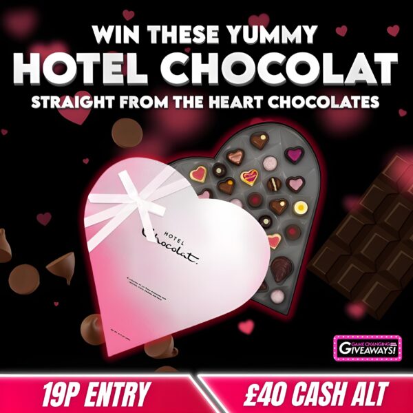 Hotel Chocolat Straight From The Heart Chocolates or £40 Cash alt