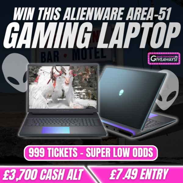 Alienware Area-51 Gaming Laptop or £3,700 Cash alt