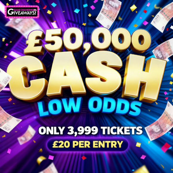 £50,000 Tax Free Cash - Super Low Odds