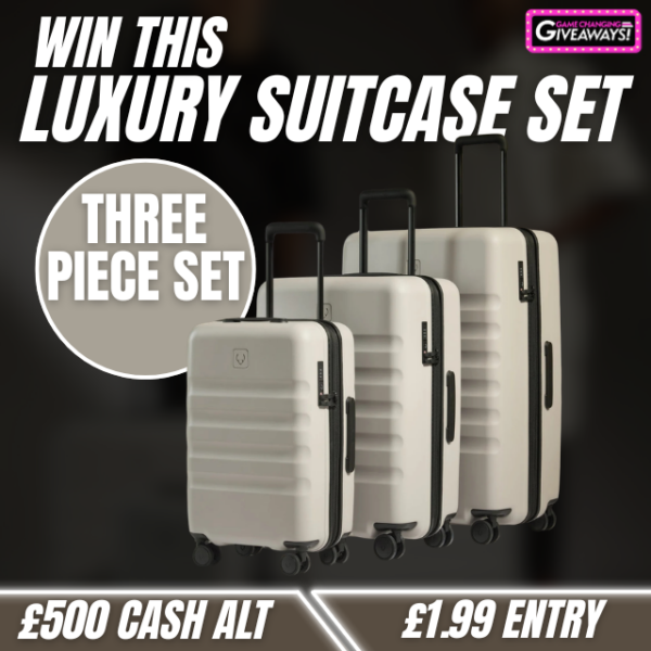 Luxury Suitcase Set or £500 Cash alt