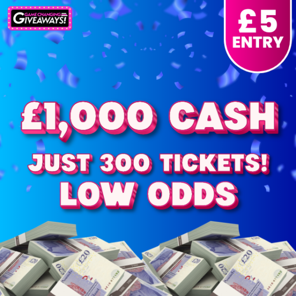 £1,000 Tax Free Cash for £5 - Low Odds