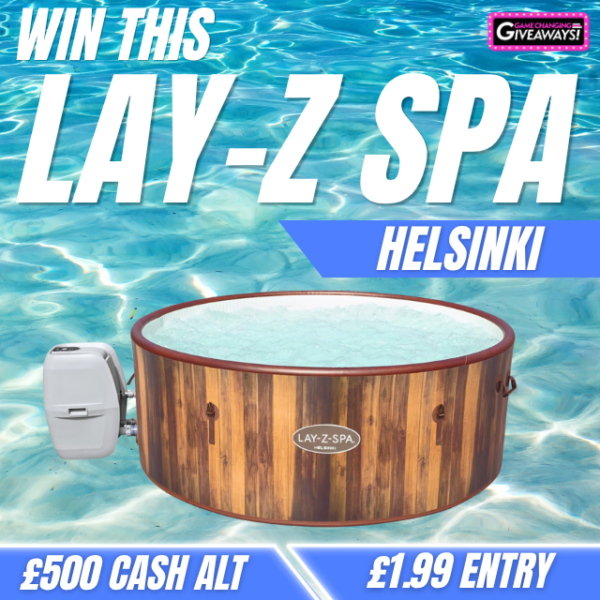 Lay-Z-Spa Helsinki or £500 Cash alt