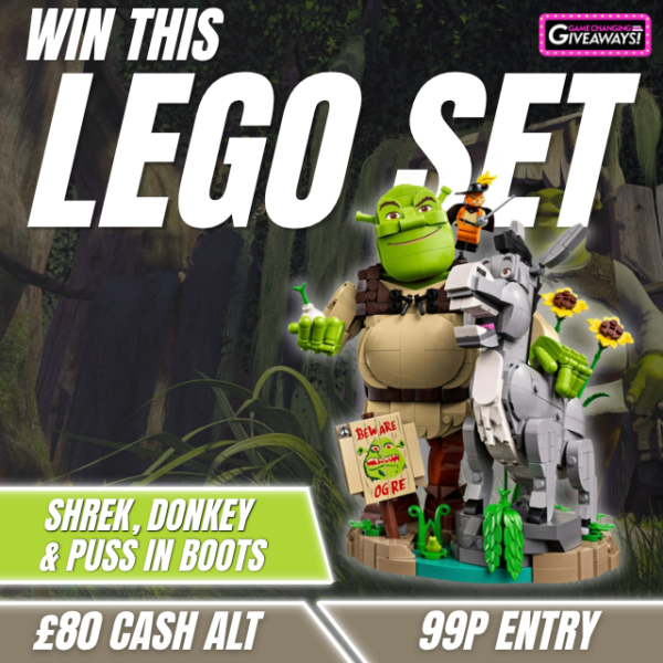Lego Shrek, Donkey & Puss in Boots or £80 Cash alt