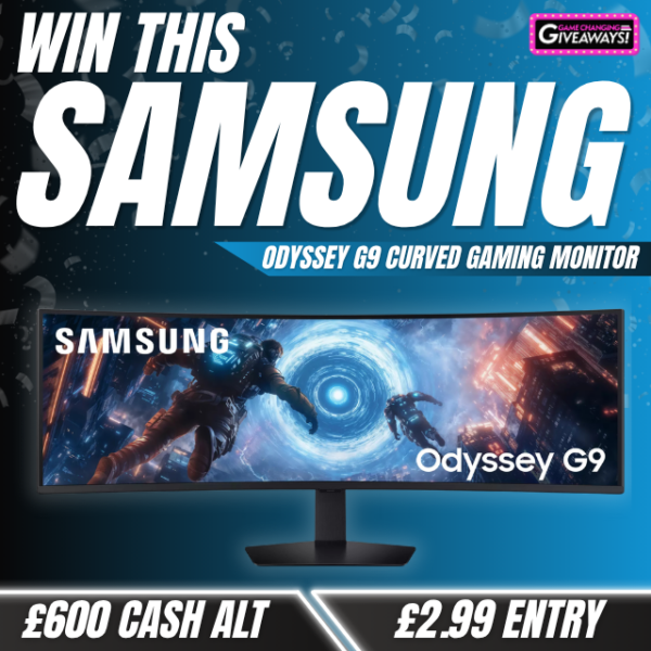 SAMSUNG Odyssey G9 Curved Gaming Monitor or £600 Cash alt