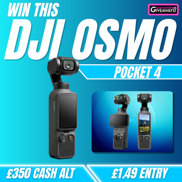 DJI Osmo Pocket 4 or £350 Cash alt