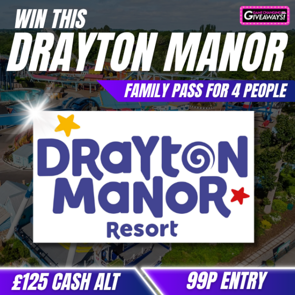 Drayton Manor Family Pass or £125 Cash alt