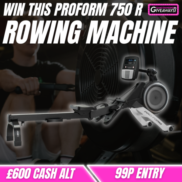ProForm 750 R Rowing Machine or £600 Cash alt