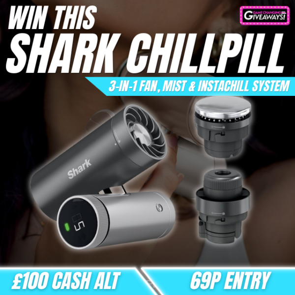 Shark ChillPill 3-in-1 Fan, Mist & InstaChill System or £100 Cash alt