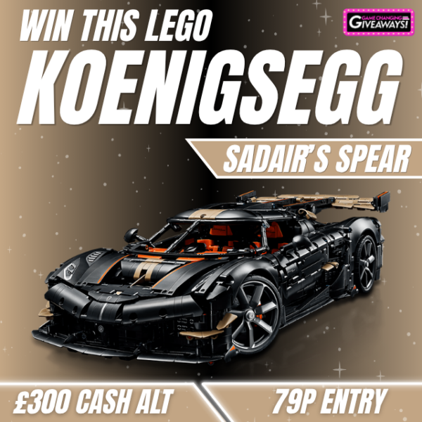 LEGO Koenigsegg Sadair's Spear or £300 Cash alt