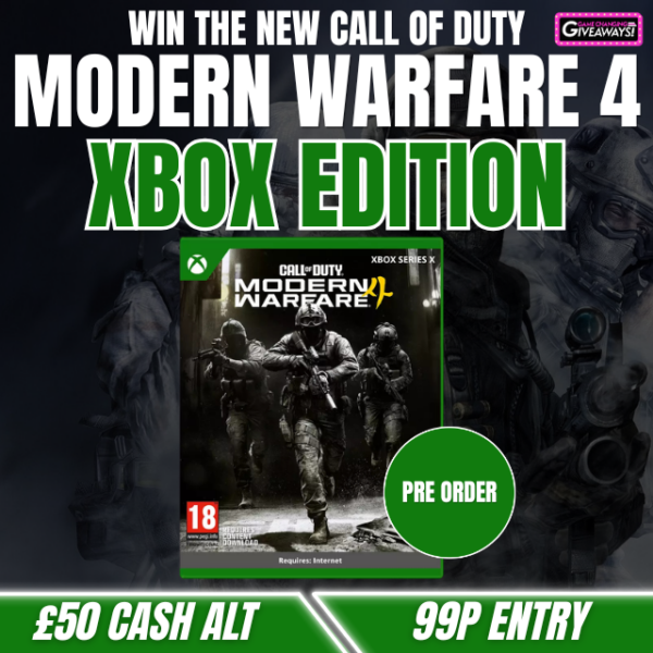 XBOX Call of Duty: Modern Warfare 4 (Pre Order) or £50 Cash alt