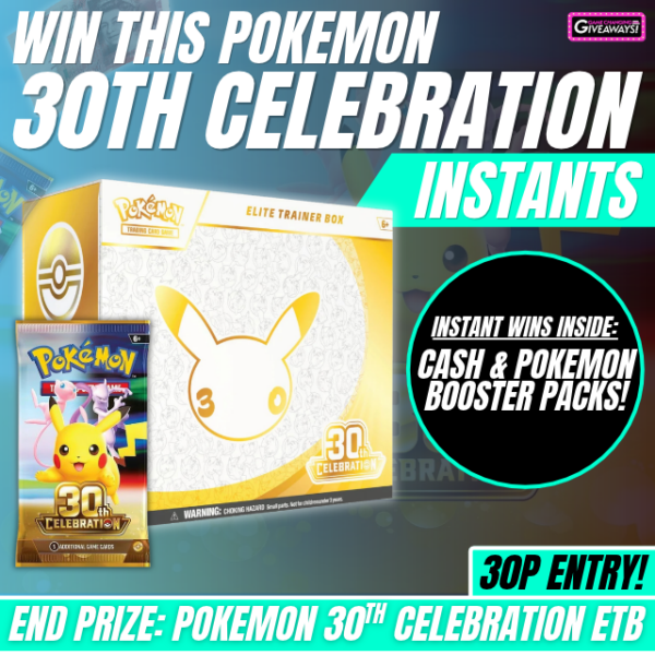 Pokemon 30th Celebration Instants - 30th Celebration ETB End Prize