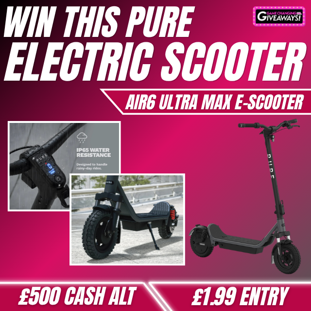 Pure Electric Air6 Ultra Max E-Scooter or £500 Cash alt