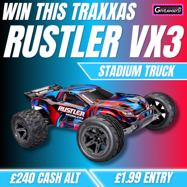 Traxxas Rustler VX3 Stadium Truck or £240 Cash alt