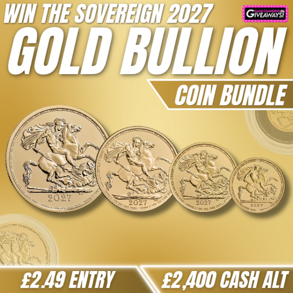 The Sovereign 2027 Gold Bullion Coin Bundle or £2,400 Cash alt