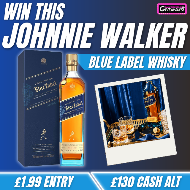 Johnnie Walker Blue Label Whisky or £130 Cash alt