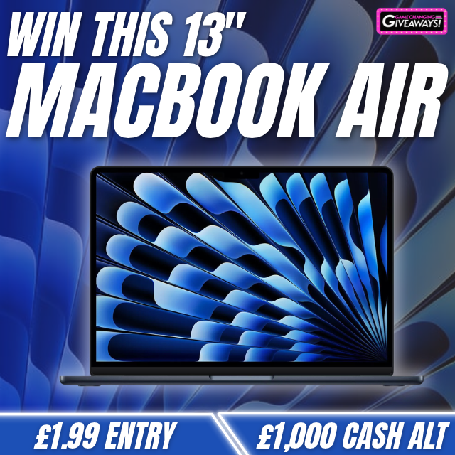 13 inch MacBook Air or £1,000 Cash alt
