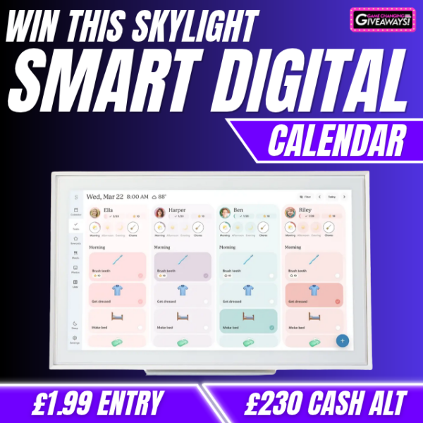 SKYLIGHT Smart Digital Calendar or £230 Cash alt